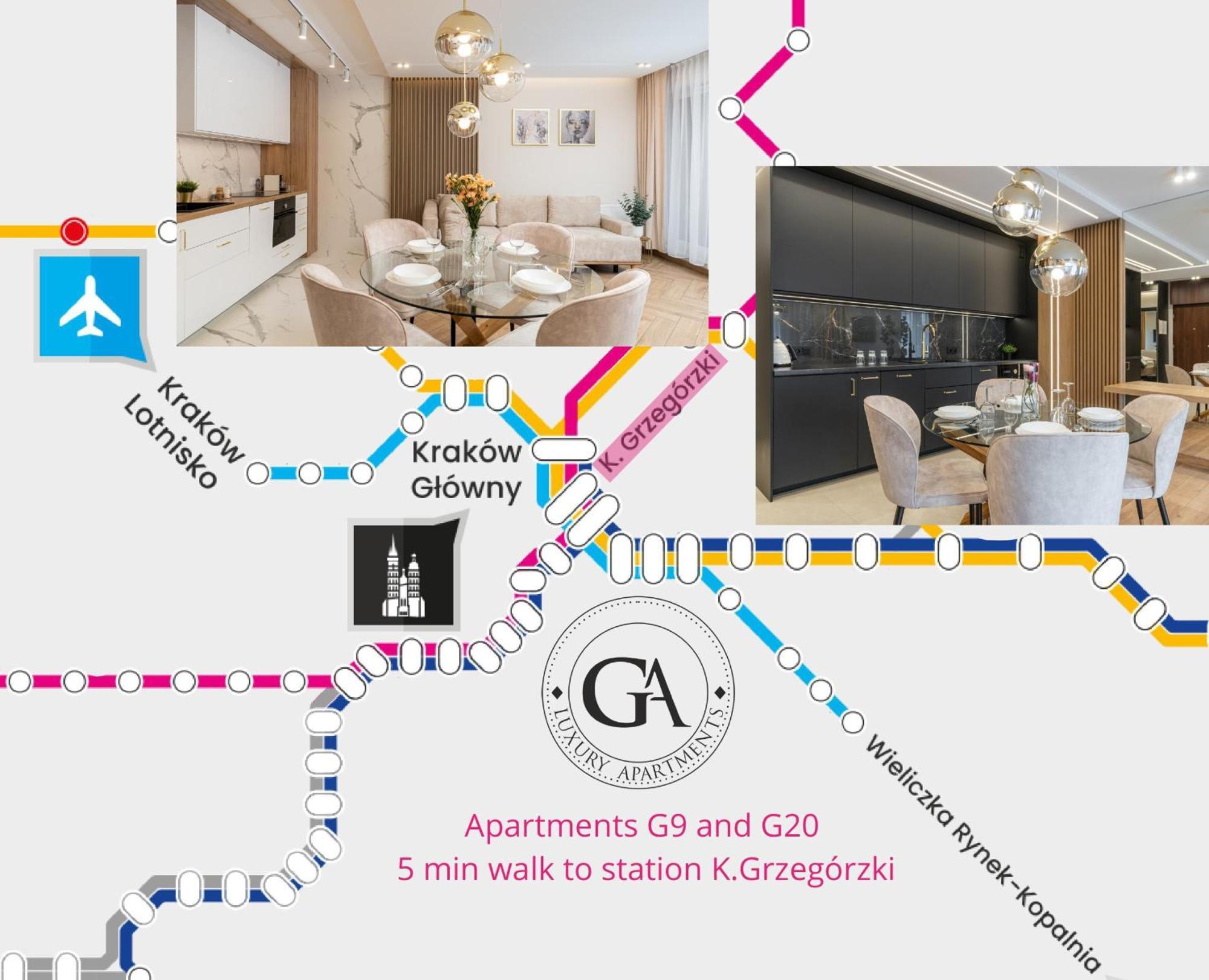 Ga Luxury Apartments G9 クラクフ エクステリア 写真
